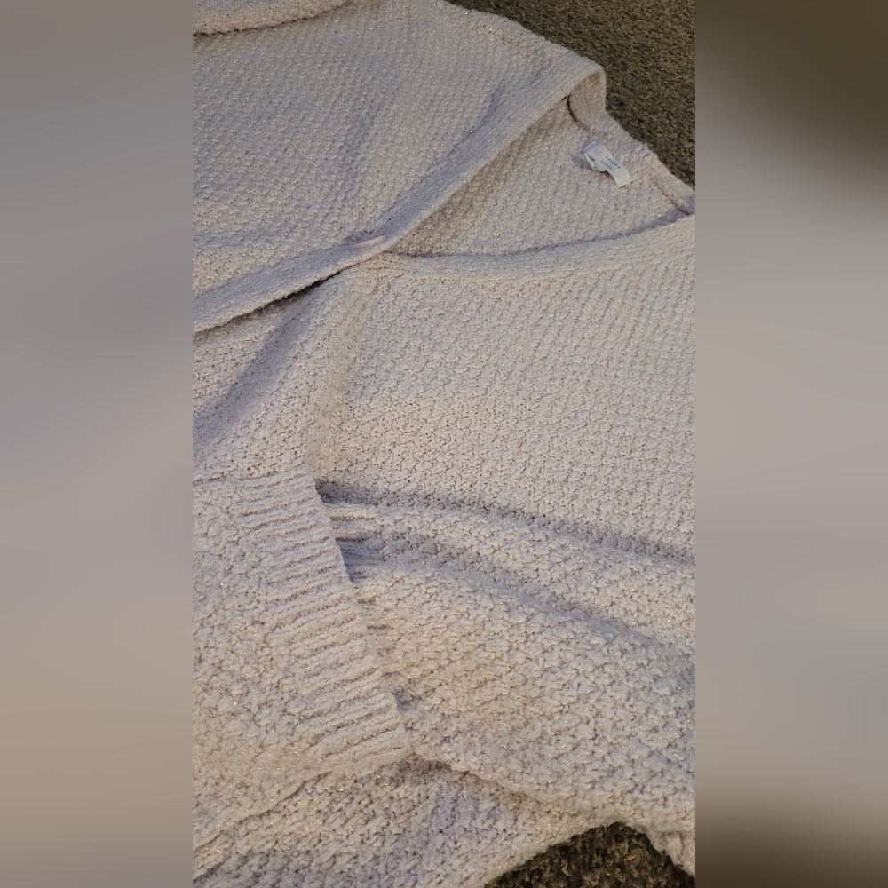LC Lauren Conrad Lavender Knit Sweater - Picture 2 of 3